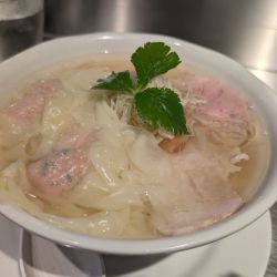 塩ラーメン中盛&ワンタン