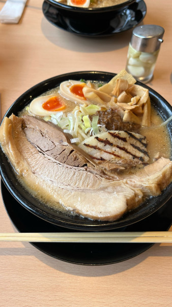 「とろこく源兵衛味噌ラーメン」@とろこく味噌らーめん みそや源兵衛 インターパーク店の写真