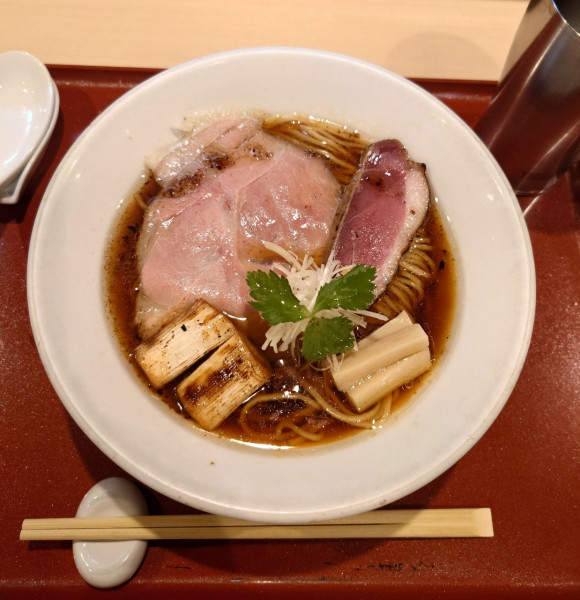 「紀州鴨そば(1200円)」@燃えよ麺助の写真