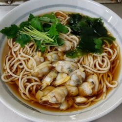 あさりそば（600円）