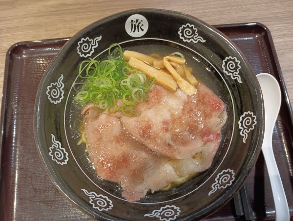 「あしたか牛しゃぶ塩ラーメン¥1600」@旅するラーメンの写真