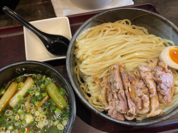 「親鶏南蛮つけ麺並（1200円）」@麺屋 彩々 昭和町本店の写真