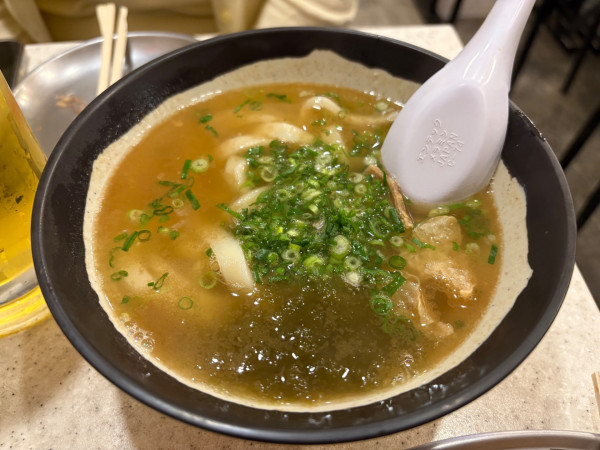 「かすうどん(小) 418円 他」@串カツ田中 朝霞台店の写真