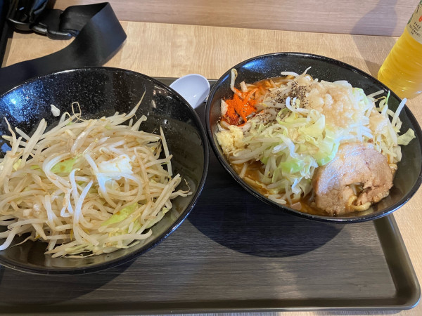 「味噌ラーメン 940円 ヤサイダブル、脂ダブル」@ジャンクガレッジ イオンモール春日部店の写真