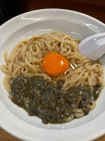 「TKM¥650、追いダレ(伊吹いりこ)¥150」@金麺と金蕎麦の写真