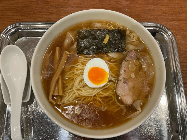 「ワンタン麺(小盛)￥1,150」@昭島 大勝軒の写真