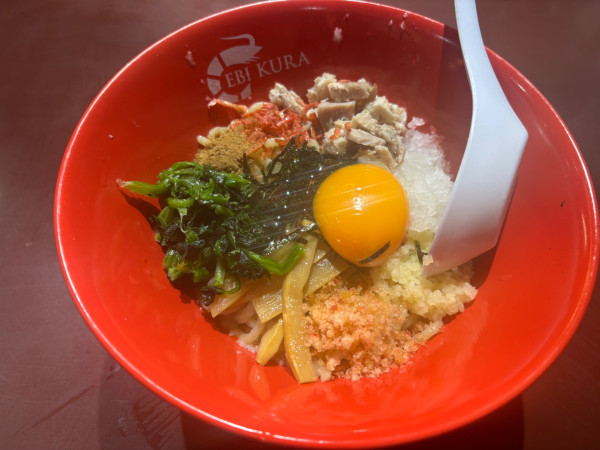 「海老まぜそば」@らーめん和蔵 本店の写真