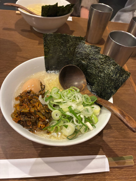 「一指禅ラーメン　カタメ」@一指禅 上福岡店の写真
