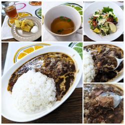 ポークカレーAセット　1600円