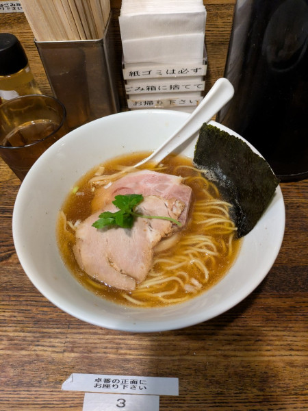 「平子煮干そば」@新橋 纏の写真