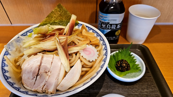 「茗荷冷かけそば（大）と生七味」@次念序の写真