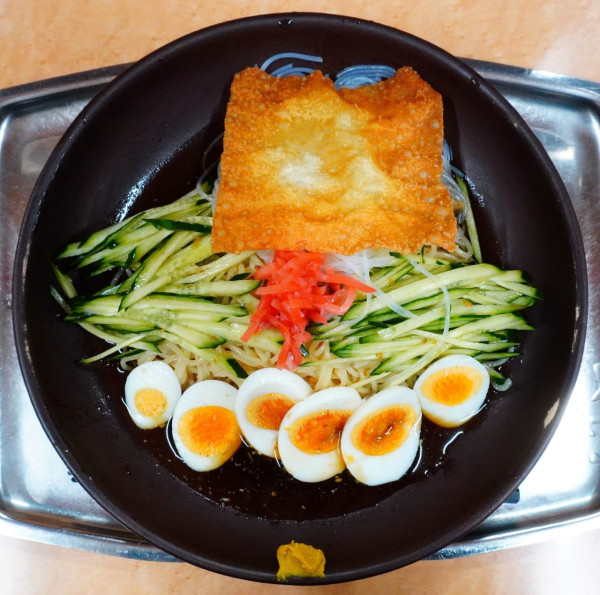 「冷し中華（玉１個）」@一ノ割大勝軒の写真