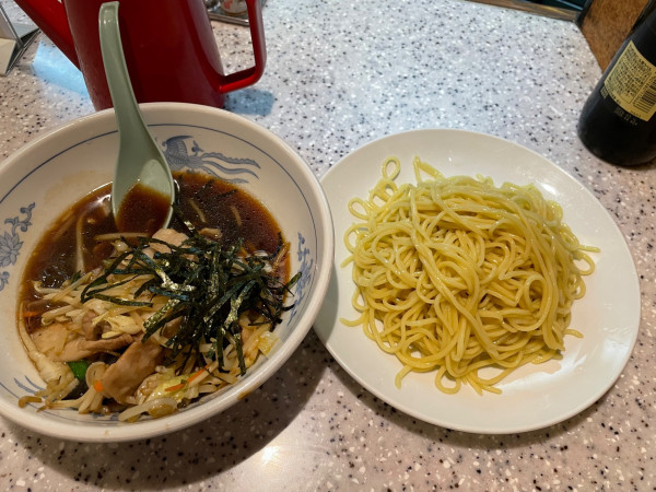 「肉野菜つけ麺大盛り」@つけ麺みなみの写真