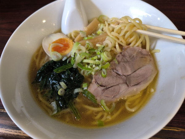 「定食 ラーメンと半炒飯(880)」@夜来香の写真
