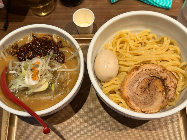 「辛味玉味噌つけ麺」@らーめん 蓮の写真