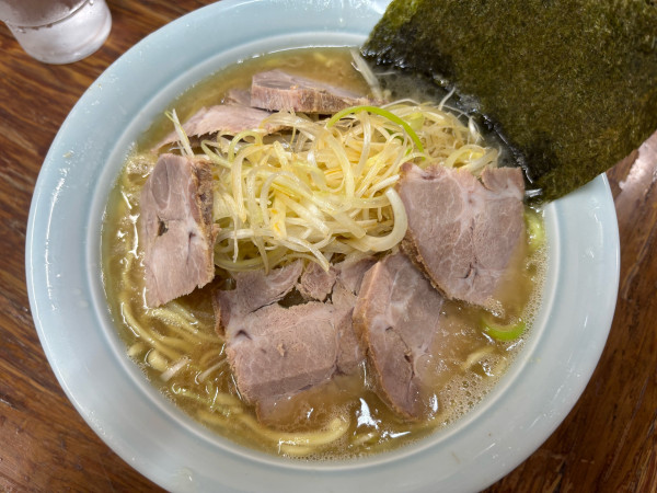 「ネギチャーシュー@1400+中盛@100」@まこと家の写真