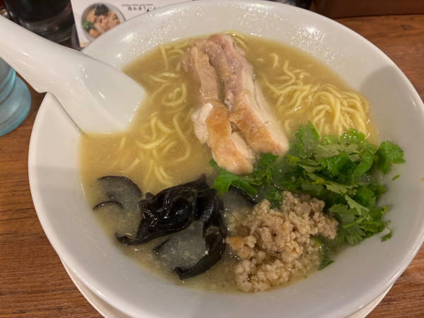 「鶏白湯ラーメン」@鶏白湯ラーメン 鳥ぶしの写真