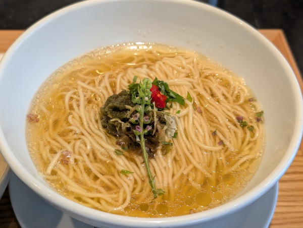 「なにわの羅臼昆布塩出汁そば〆ご飯付」@なにわ麺次郎 雅の写真