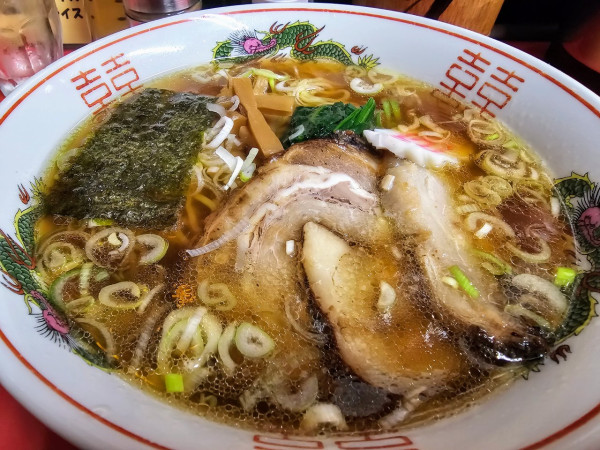 「ラーメン半炒飯セット」@亀有飯店の写真