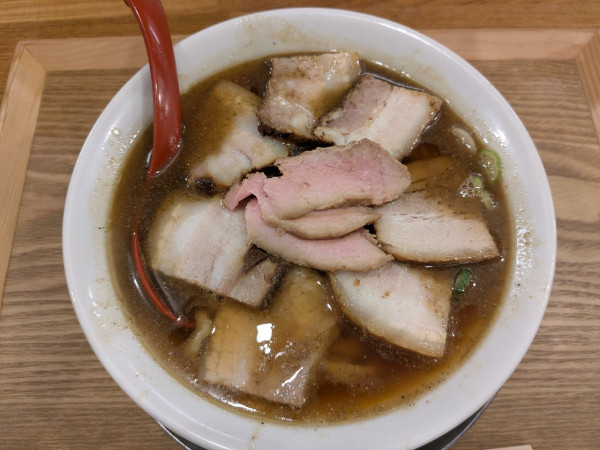 「喜多方肉そば(煮干し) 1870円」@麺や 七彩 八丁堀店の写真