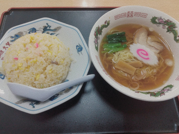 「チャーハン+半ラーメン」@たいがの写真