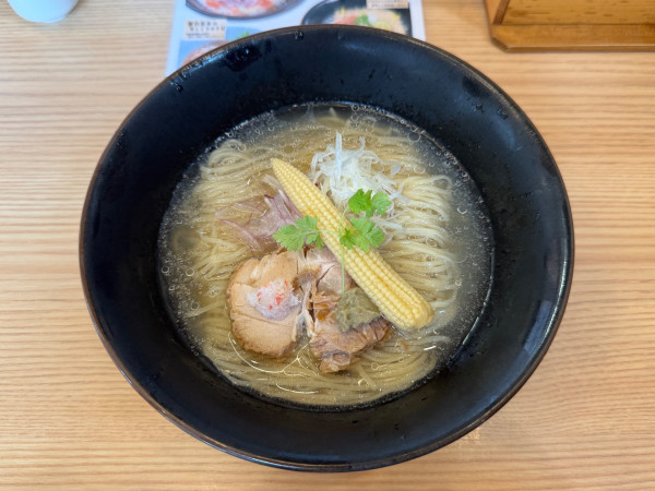 「【限定】蟹だし冷しそば＋お茶漬け用白めし」@焼きあご塩らー麺 たかはし 北千住店の写真