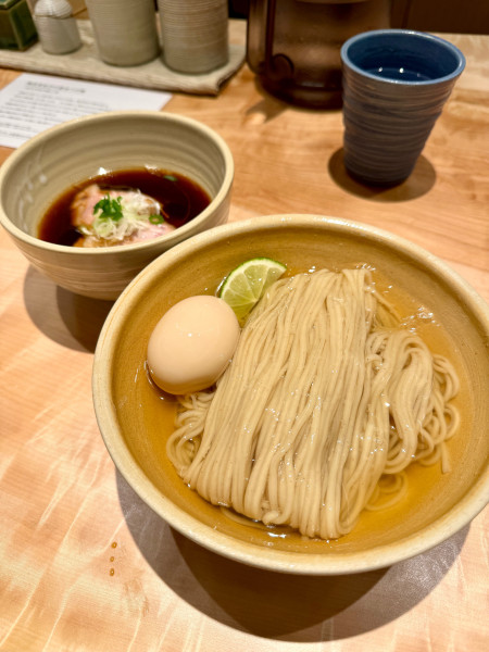 「味玉醤油つけ麺」@迂直の写真