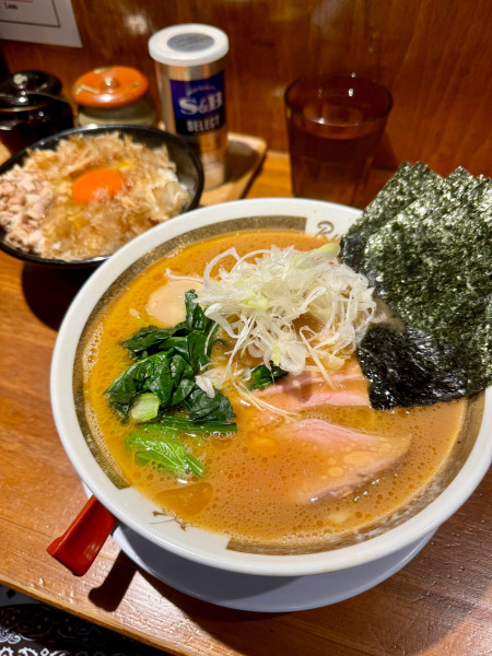 「得ラーメン卵かけご飯」@麺家 龍～Ryo～の写真