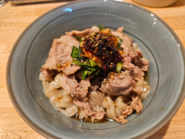 「手打スタミナ」@だしと麺 遊泳の写真