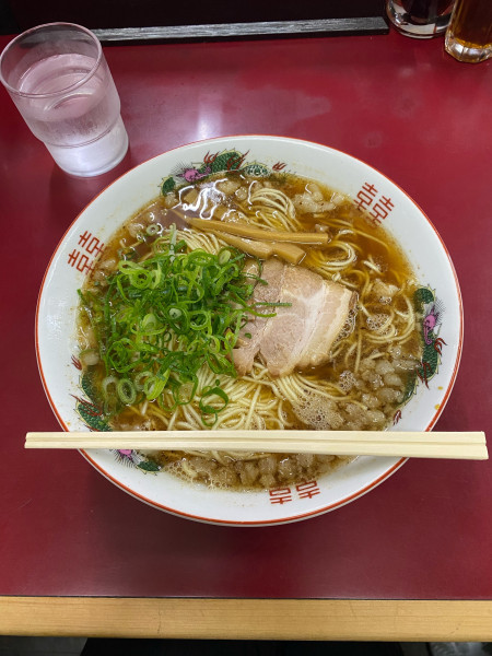 「醤油ラーメンこってり大盛」@八福神の写真