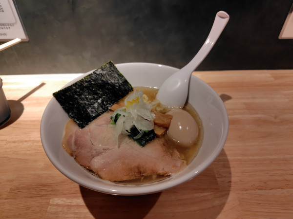 「味玉手揉みそば(塩)¥1250」@麦処 八と丁の写真