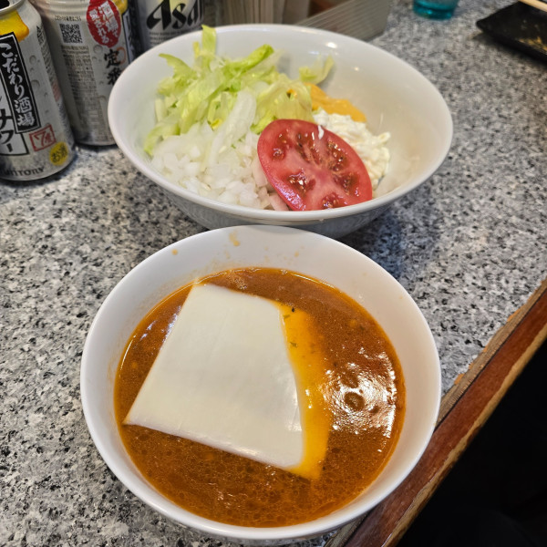 「モスつけ麺 スパチー Awake」@麺屋 有希の写真