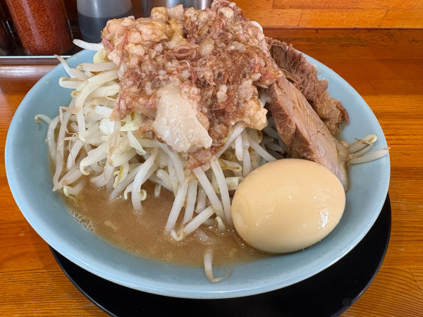 「ラーメン（半分）（豚２枚）生麺150g」@ラーメン 盛太郎 神保町店の写真
