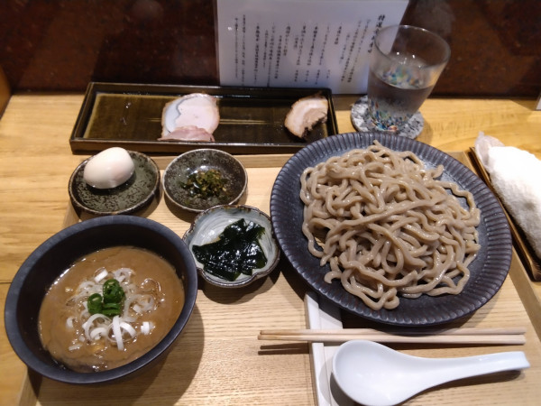 「つけめん TOKYO-X豚骨 中（純無雑豚骨つけダレ）+α」@中華蕎麦 とみ田の写真