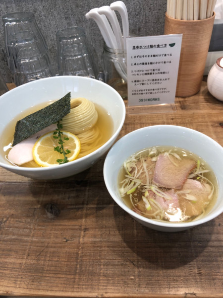 「昆布水つけ麺　塩　大盛り」@3931WORKS.の写真