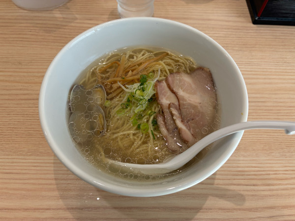 「貝出汁塩らぁ麺　850円」@中華そば あき乃の写真