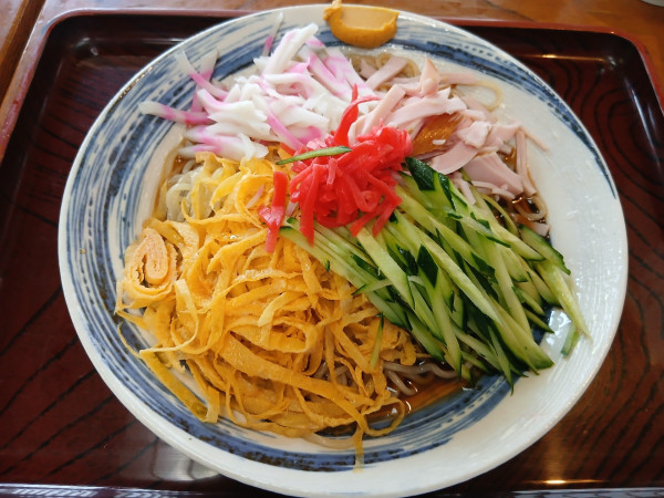 「冷やし中華 1000円」@おそば まるか家の写真