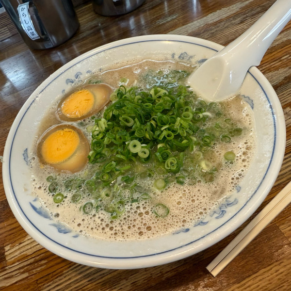 「ねぎ玉子ラーメン」@博多ラーメン ばりこての写真
