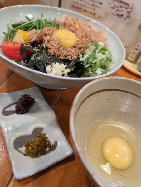 「ヤバイ♥混ぜそば」@らーめん森や。の写真