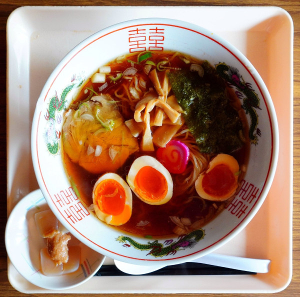 「シャモロックラーメン＋味玉」@ラーメン家 三八の写真