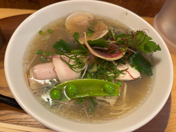 「蛤と牡蠣 Soba」@銀座 篝 本店の写真
