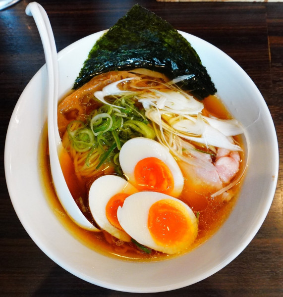 「朝ラー鶏中華＋味玉」@麺家 雅 -MIYABI-の写真