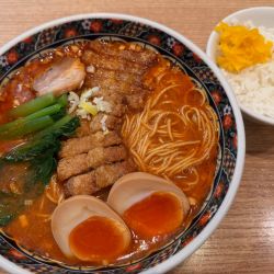 排骨担々麺（大辛・バリカタ￥1250）他