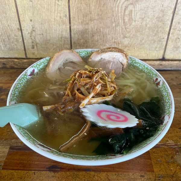 「ネギラーメン」@手打ちラーメン 丸富の写真
