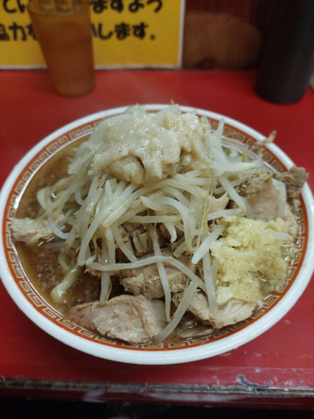 「小豚W入り」@ラーメン二郎 目黒店の写真