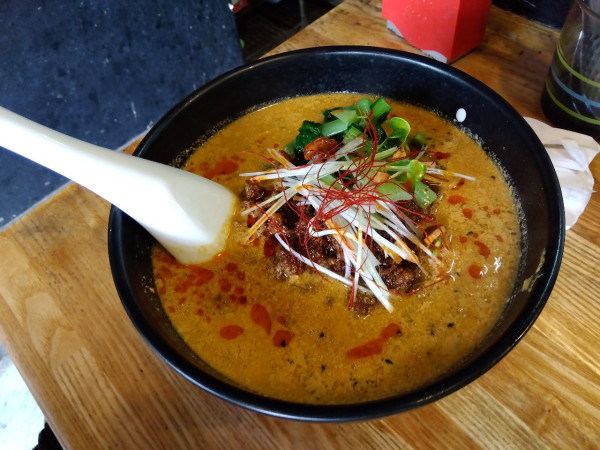 「カレー担々麺　肉大盛」@担々麺 無坊の写真
