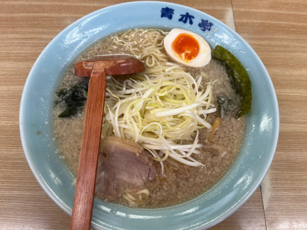 「ネギラーメン小　850円」@ラーメン青木亭 八潮店の写真