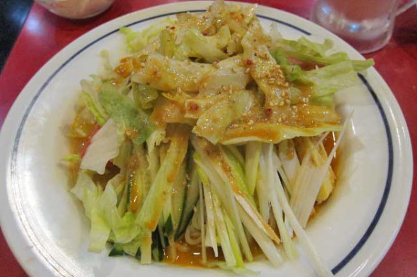 「バンバンジー冷麺　850円」@花彫酒家の写真