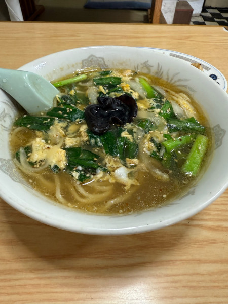 「ニラ玉ラーメン」@磐梯軒の写真