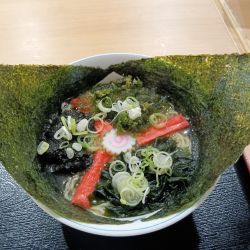 （数量限定）富山（とみさん）のり三昧塩らーめん¥1030